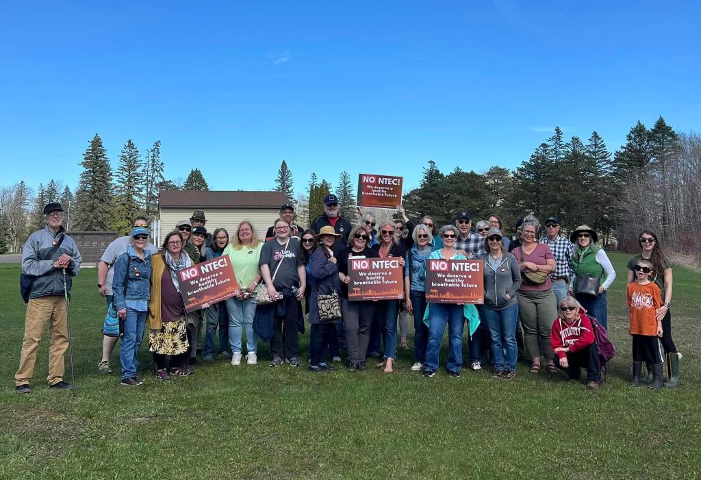 Group photo of Neighbors Against NTEC members